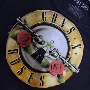 Guns N Roses Mens Black T Shirt Size M Short Sleeve Graphic‎ Tee